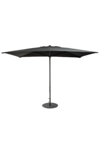 aluminium parasol - 3 x 2m rectangular - anthracite