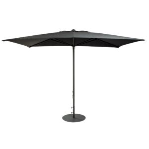 aluminium parasol - 3 x 2m rectangular - anthracite