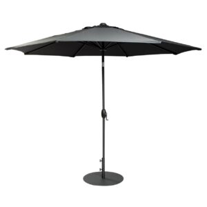aluminium parasol - 3m diameter - anthracite