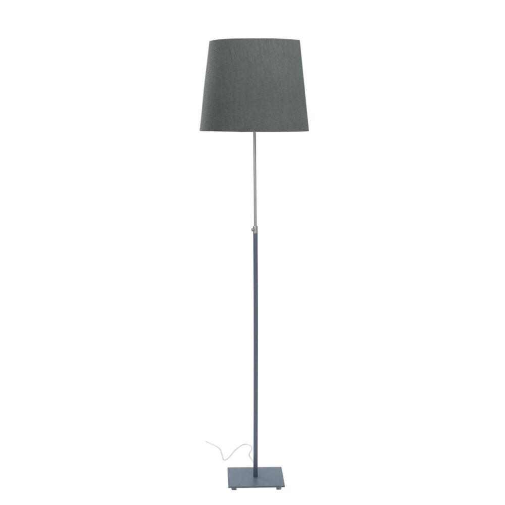 baltic floor lamp - dark grey - shown with the 35/30 shade in grey