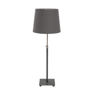 baltic table lamp base - dark grey - shown with the 25/20 grey shade