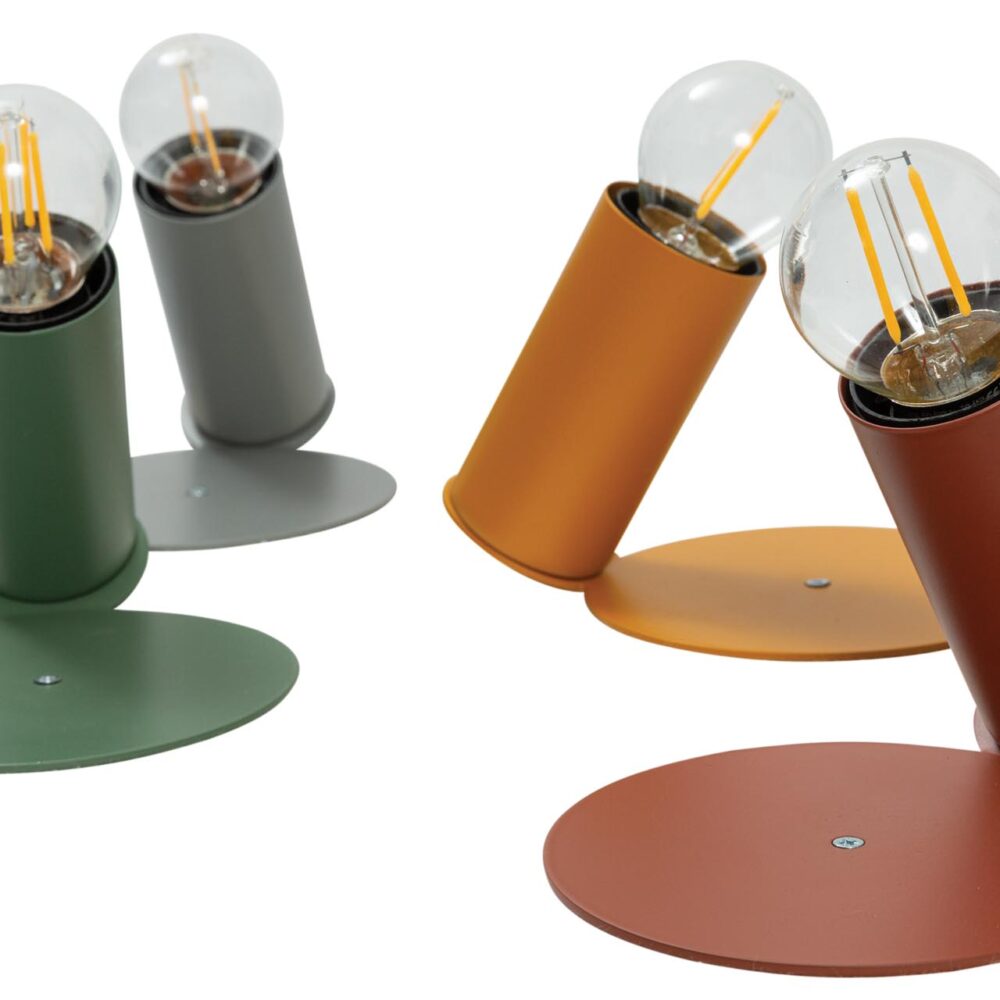finch table lamps - small movable magnetic lamps - available in four colours