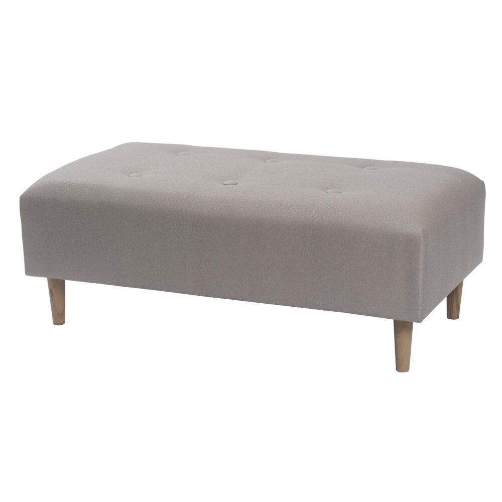 marylebone upholstered footstool / table - made to order upholstered coffee table with button detail