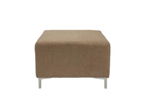 mode sectional seating - footstool - upholstered in the uk - shown in pelage clay