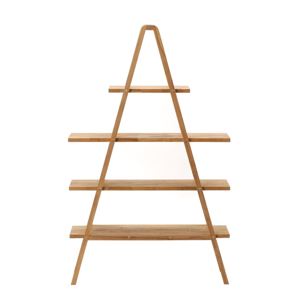 serre shelving unit - solid wood shelving unit in oiled oak