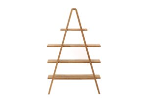 serre shelving unit - solid wood shelving unit in oiled oak