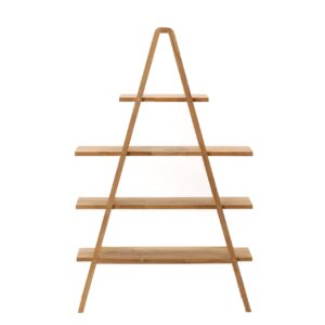 serre shelving unit - solid wood shelving unit in oiled oak