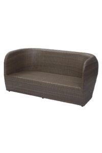 tubby outdoor sofa - synthetic summergrass weave