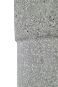 cylindrical planters - detail