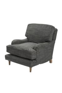 arundel fully upholstered armchair - made in the uk in a choice of fabrics