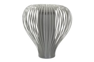 balloon table lamp - grey - fabric table lamp with diffused light