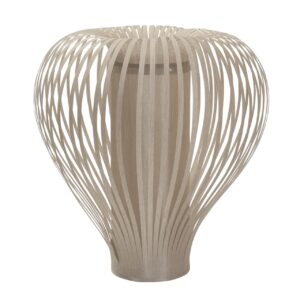 balloon table lamp - taupe - fabric table lamp with diffused light