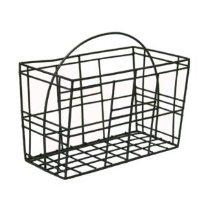 grid - wire magazine rack with handle