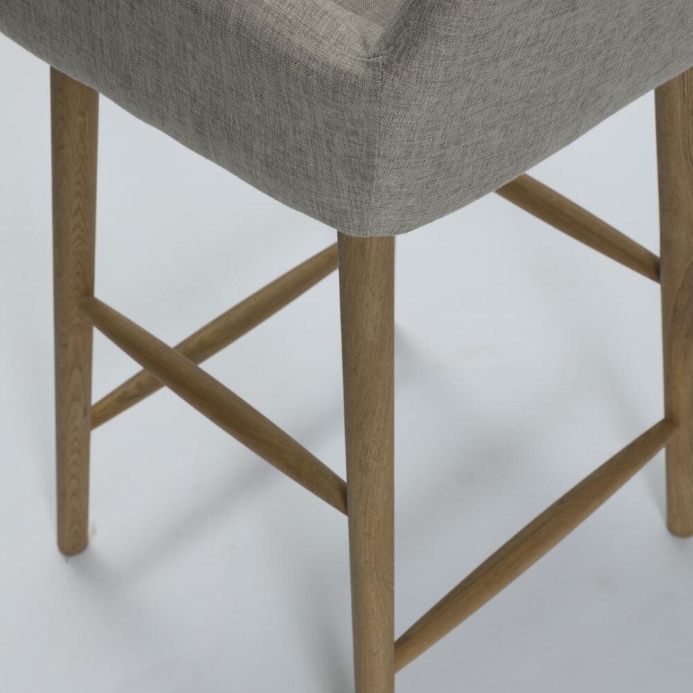 lauren kitchen stool - biscuit detail
