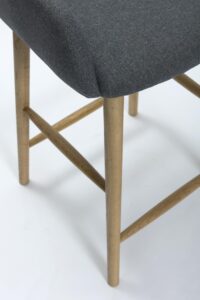 lauren kitchen stool - oak leg detail