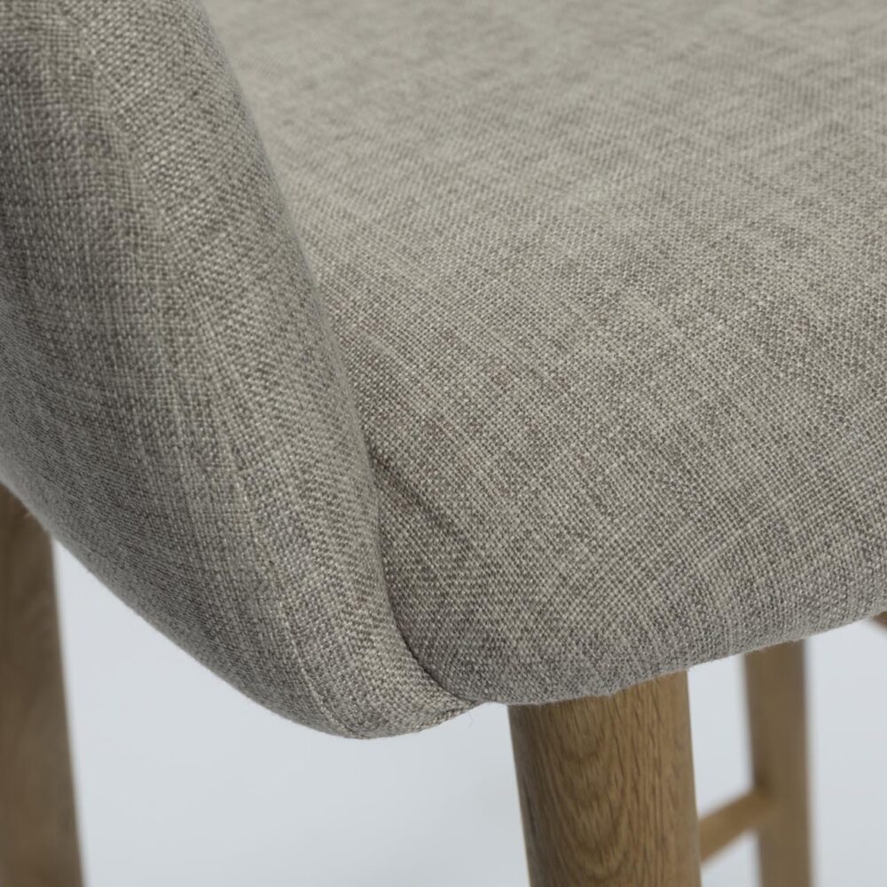 lauren kitchen stool - biscuit seat detail