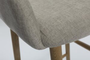 lauren kitchen stool - biscuit seat detail