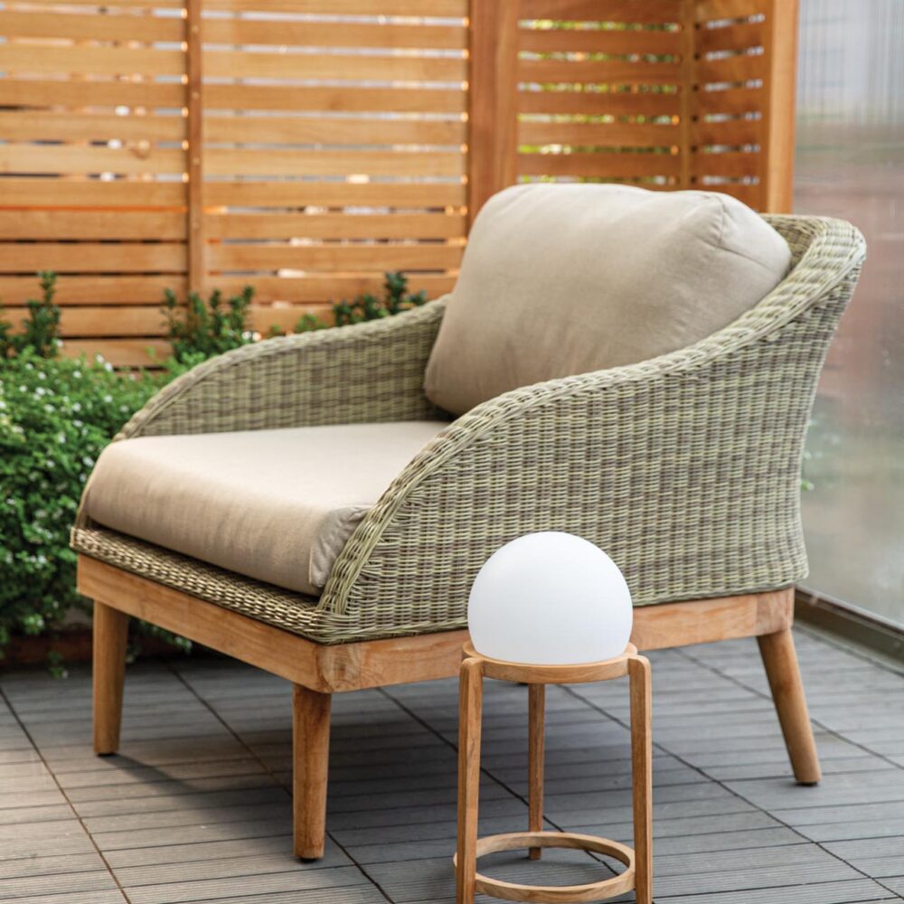 luna plant / light stand + luna 20cm LED lamp