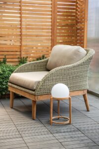 luna plant / light stand + luna 20cm LED lamp