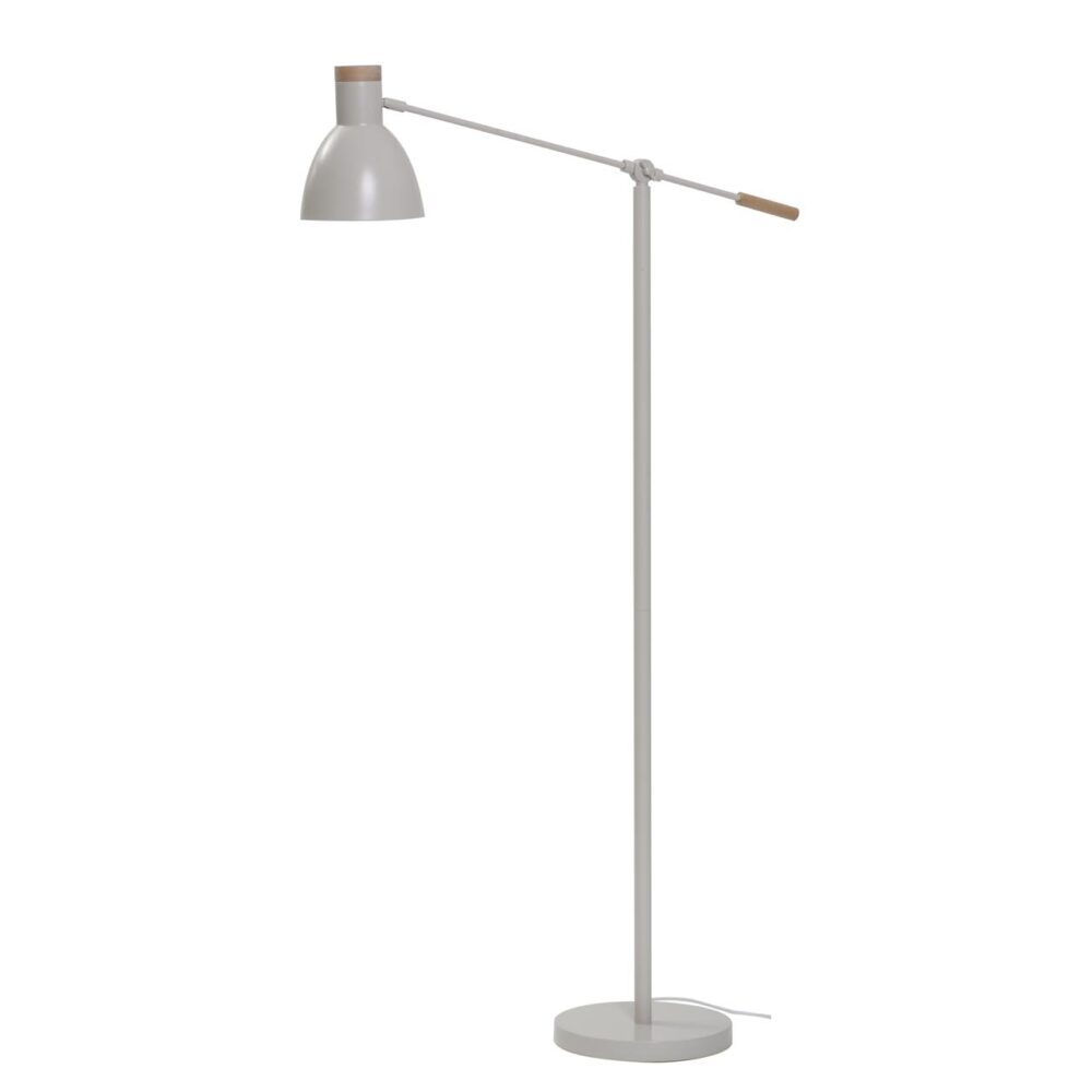 newlyn adjustable floor lamp - soft white