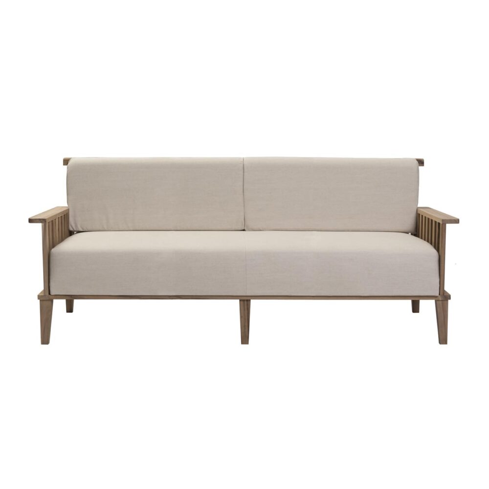 paling indoor large sofa - wooden frames sofa with made to order upholstered pads
