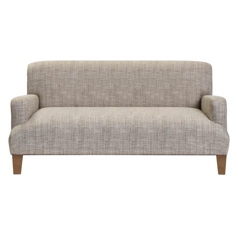 selsey fully upholstered 2 seat sofa - front view - made to order by pr home