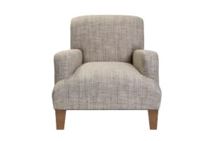 selsey fully upholstered armchair - front view - made to order by pr home
