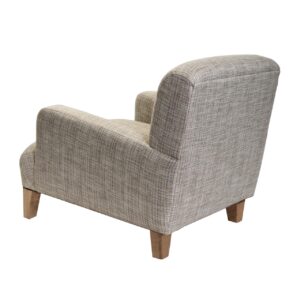 selsey fully upholstered armchair - rear view - made to order by pr home