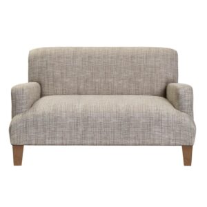 selsey fully upholstered compact sofa - front view - made to order by pr home