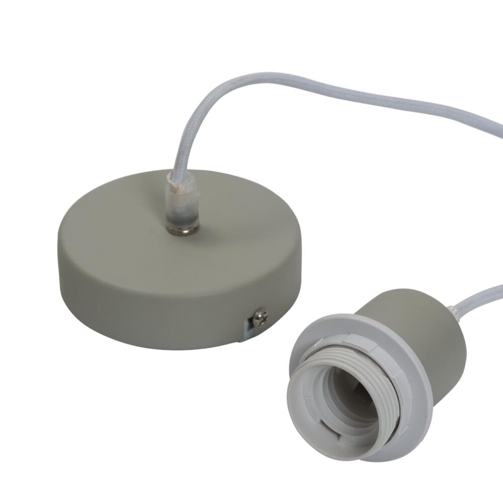 tahiti ceiling rose light fitting - putty