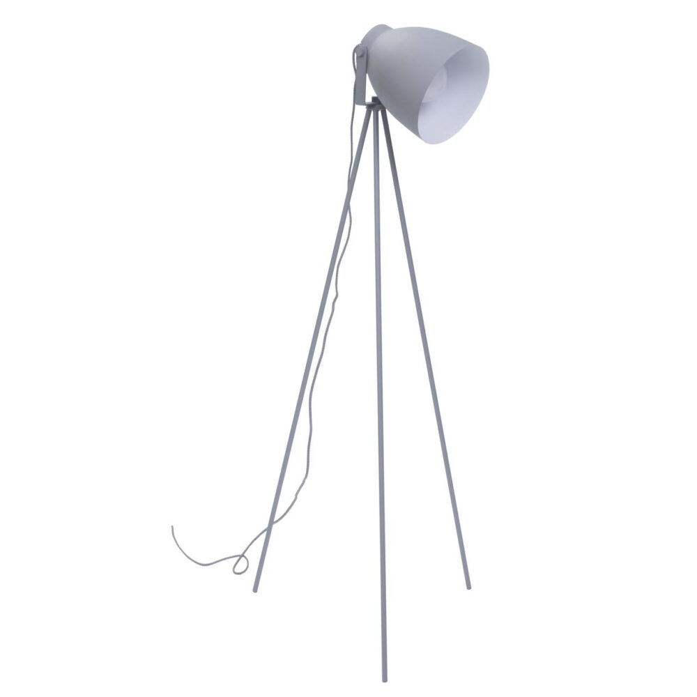 tripod adjustable floor lamps - mid grey
