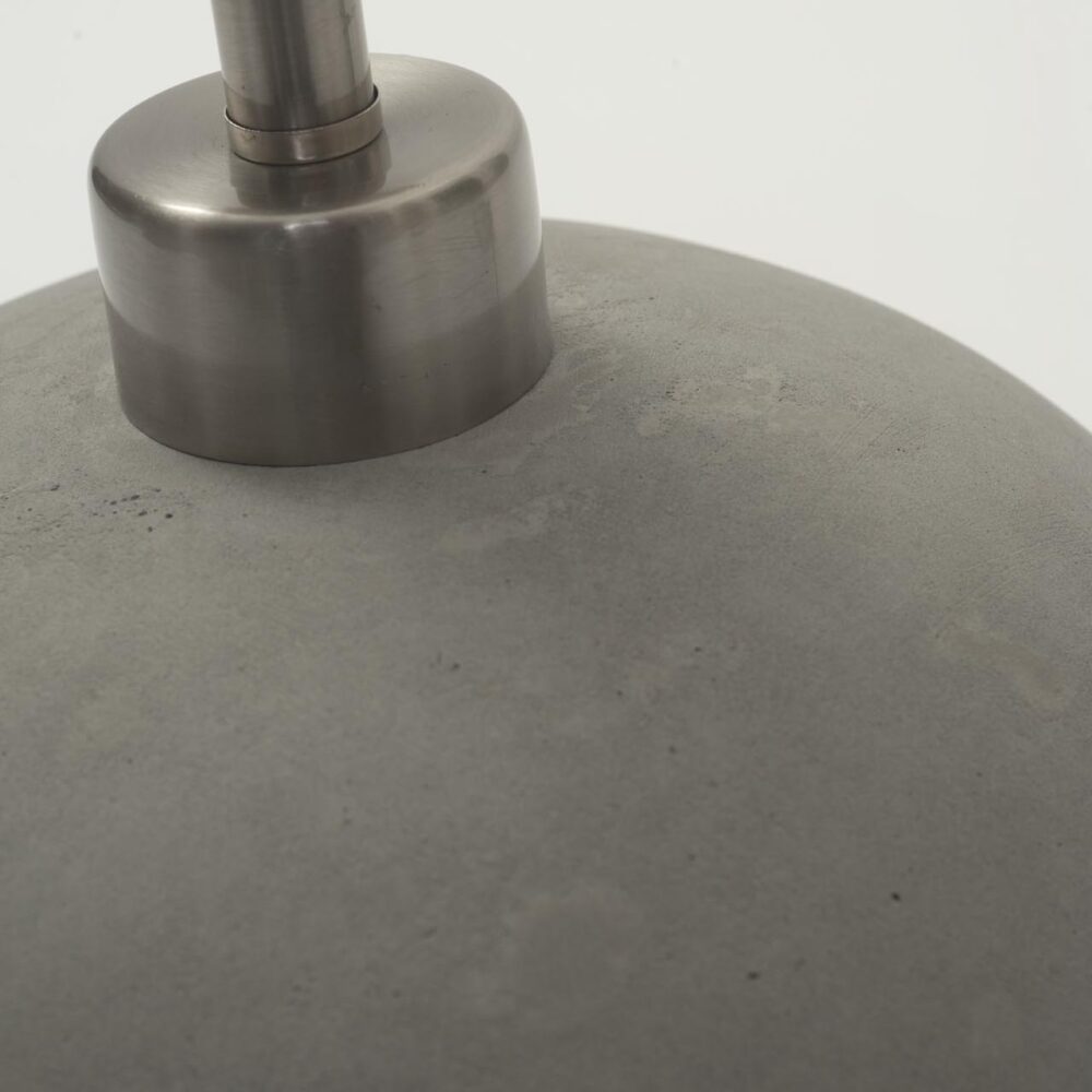 urban spherical table lamp base in concrete