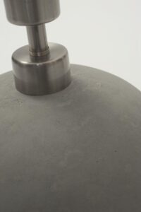 urban spherical table lamp base in concrete