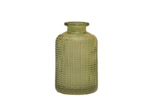 celeste bottle - small decorative bottle in light green coloured glass