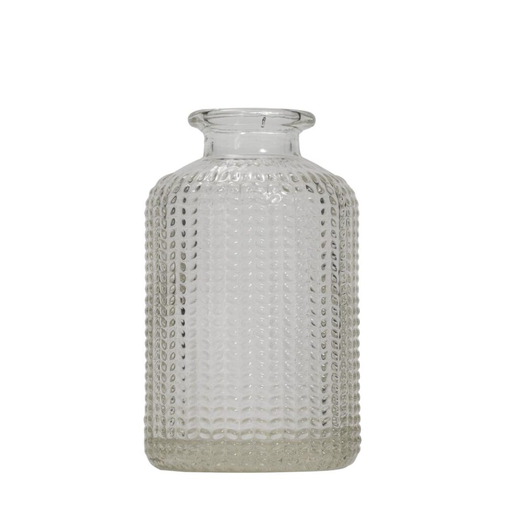 celeste bottle - small decorative bottle in clear glass