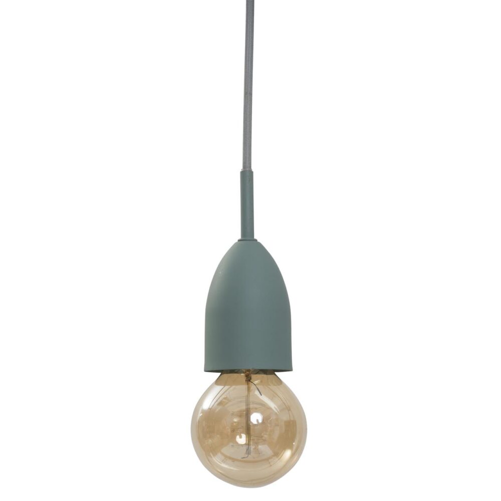 cloche pendant lamp - blue