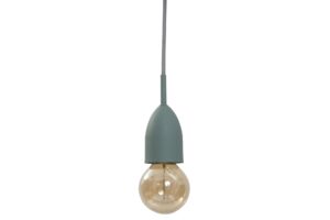 cloche pendant lamp - blue