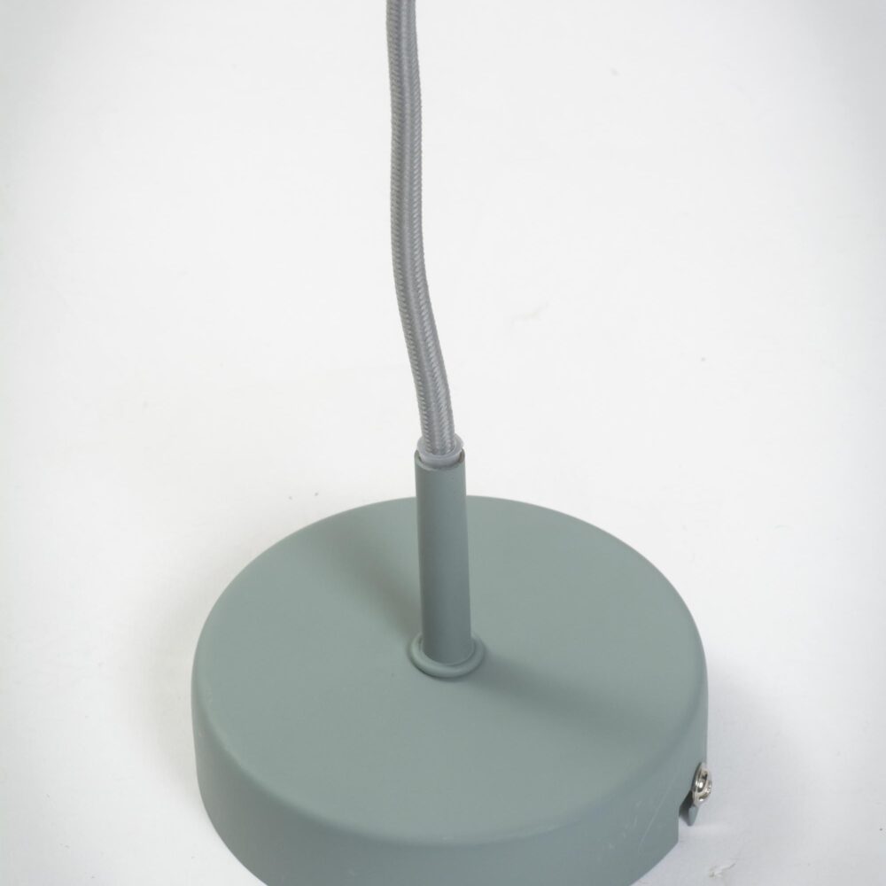 cloche pendant lamp - ceiling rose - blue