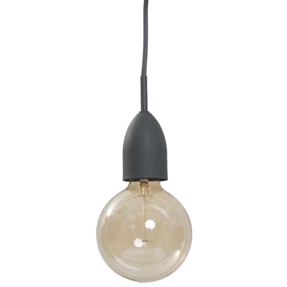 cloche pendant lamp - grey