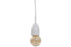 cloche pendant lamp - white