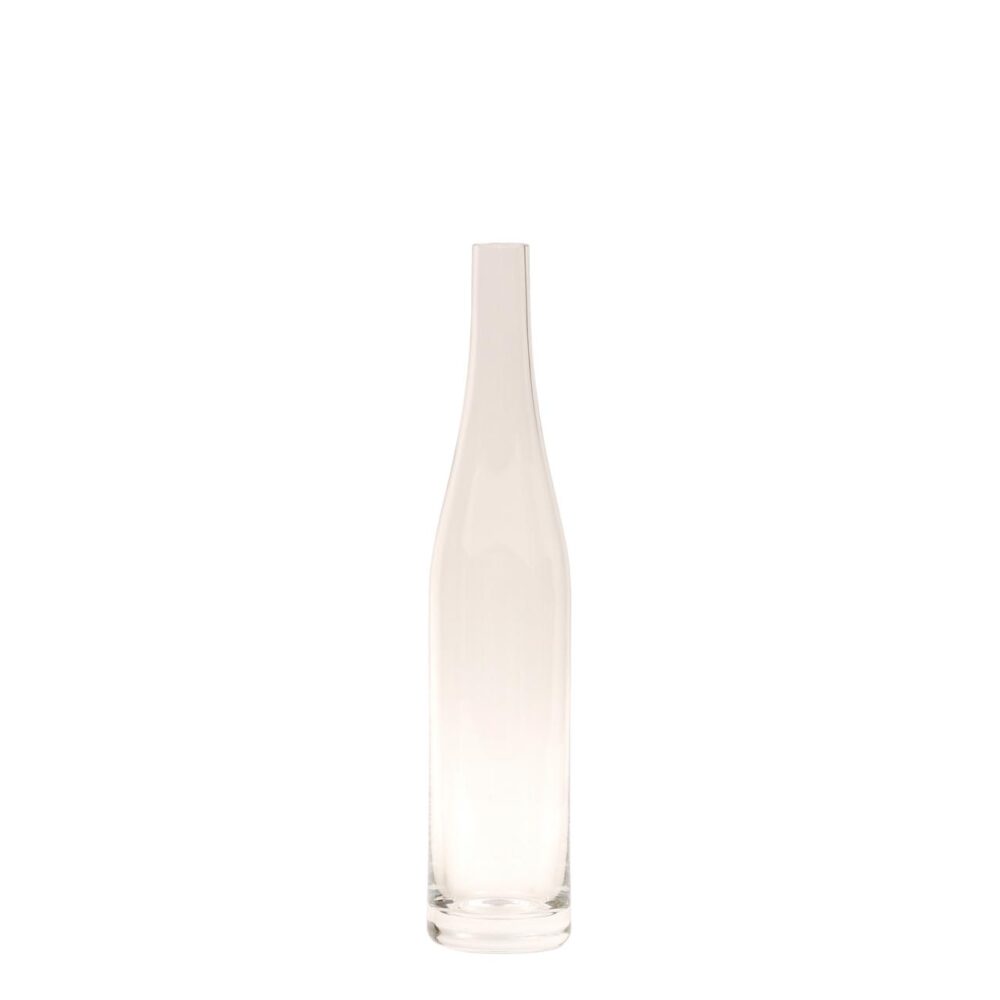hand made bottle - medium - clear