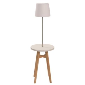 kinsale 40cm lamp table - occasional table with integral lamp and shade
