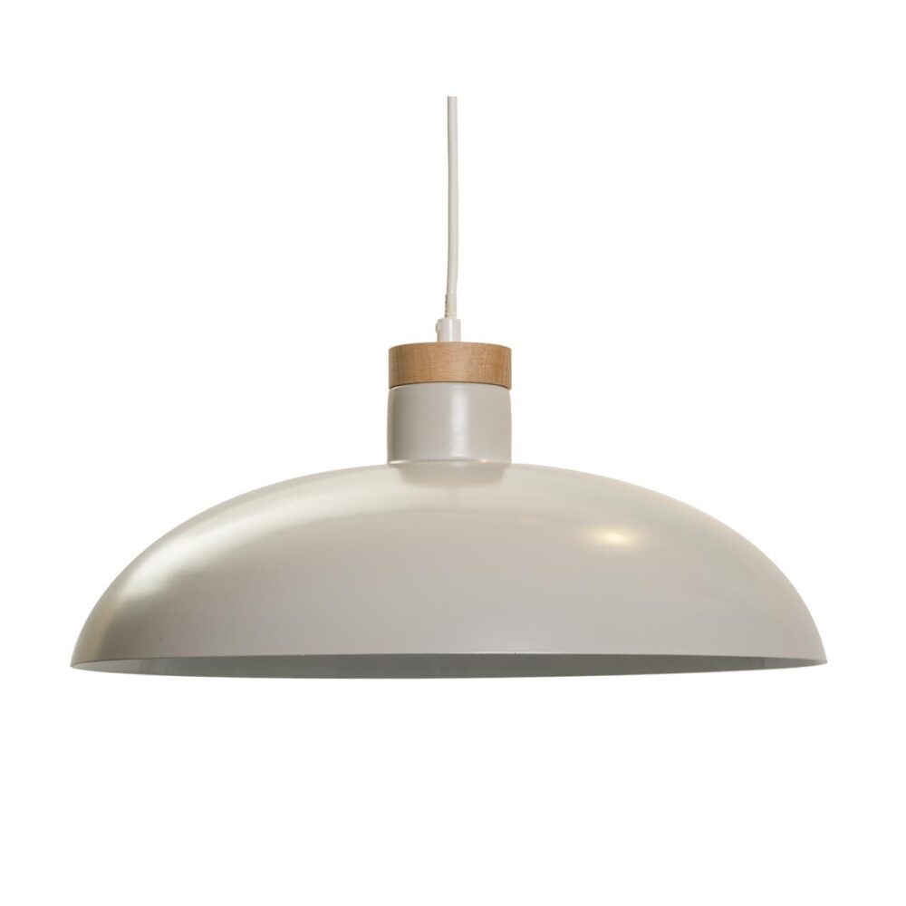 newlyn dish pendant lamp - soft white