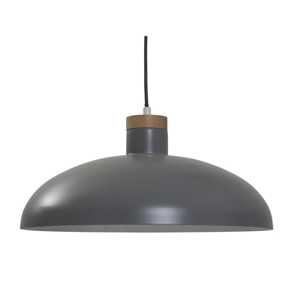 newlyn dish pendant lamp - mid grey