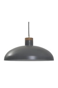 newlyn dish pendant lamp - mid grey