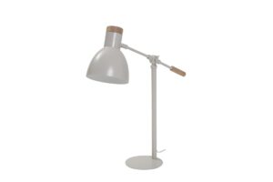 newlyn table lamp - soft white with wood detail