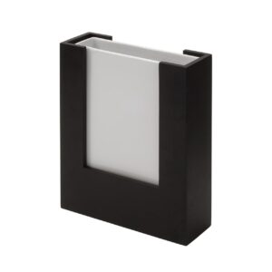 envelope vase - ceramic vase with wooden frame