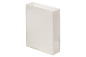 portofino rectangular vase - white