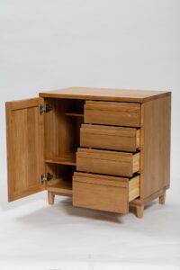 ark small sideboard - wooden small sideboard cabinet - oiled oak