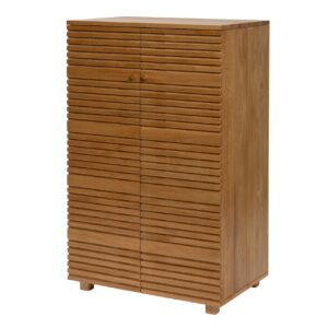 chameleon cupboard - oiled oak. tall chameleon cabinet with internal shelves